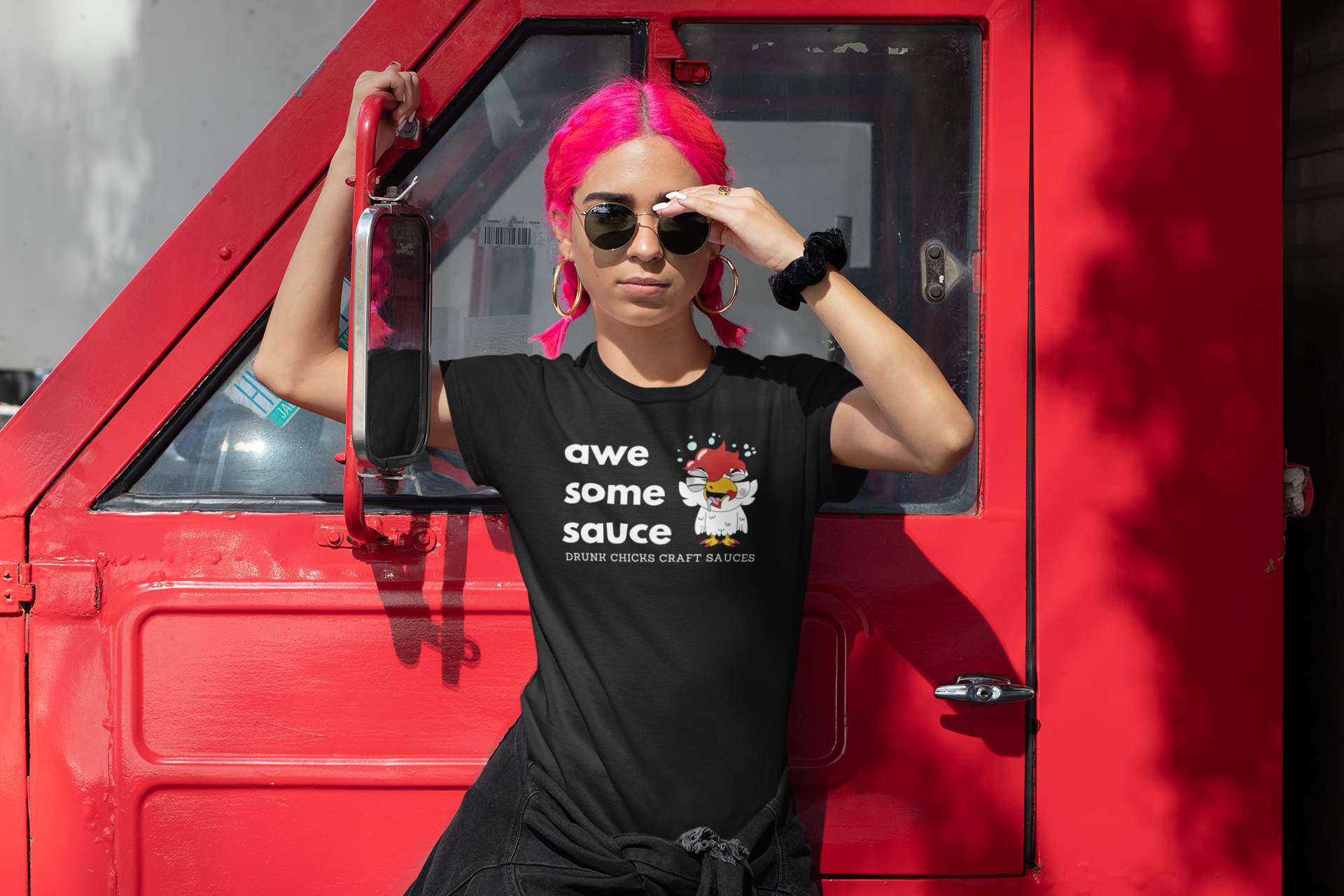 Awesome Sauce T-Shirt | Soft T-Shirts | Drunk Chicks Craft Sauces